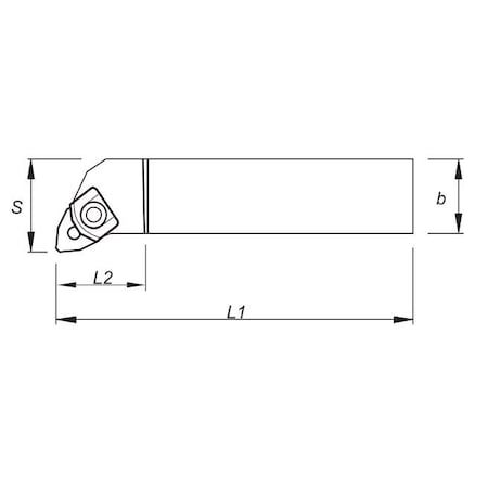 Palbit MWLNR164D TLH-Turning Toolholders Imperial Toolholders 2122859IN